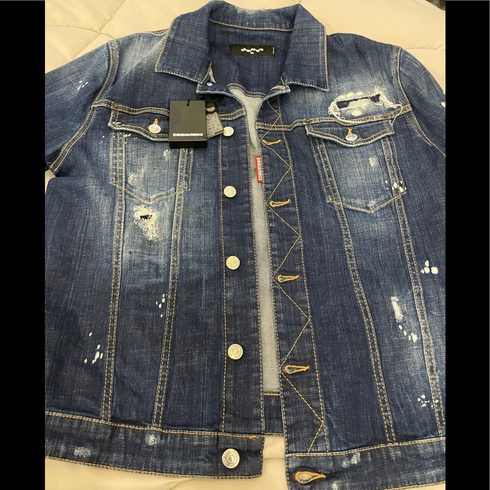 Dsquared2 Tidy Jean Jacket Size 56 / XL - Picture 5 of 11